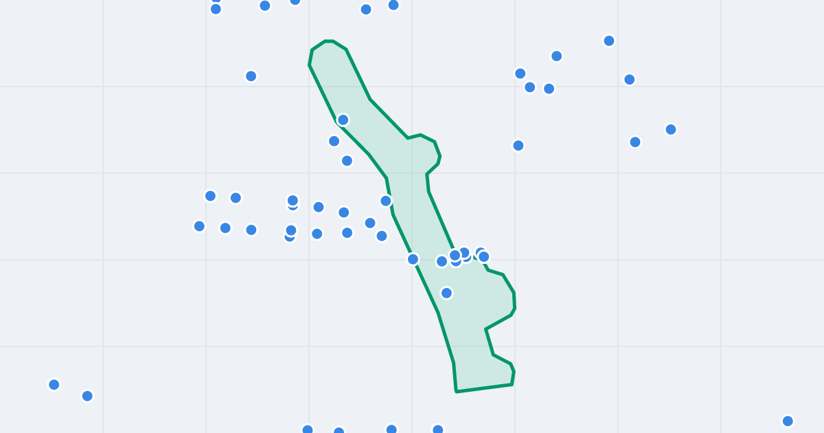 Mapa ulicy Leopolda Markiefki z flipami w okolicy