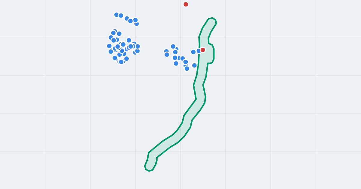 Mapa ulicy Leśnego Potoku z flipami w okolicy