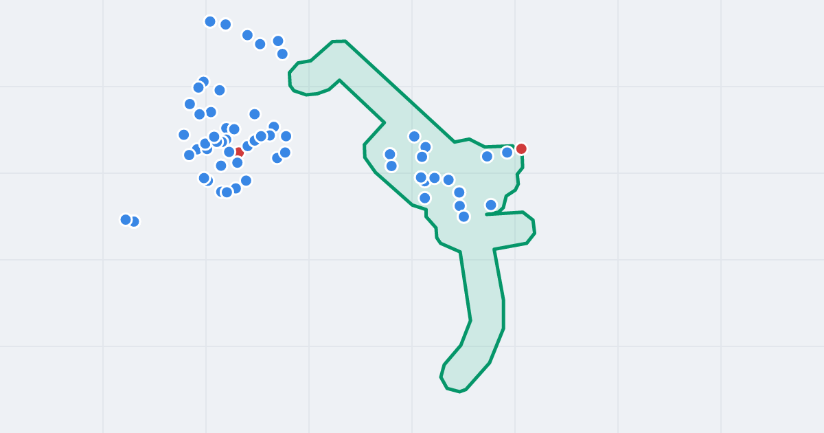 Mapa ulicy Zamkowa z flipami w okolicy