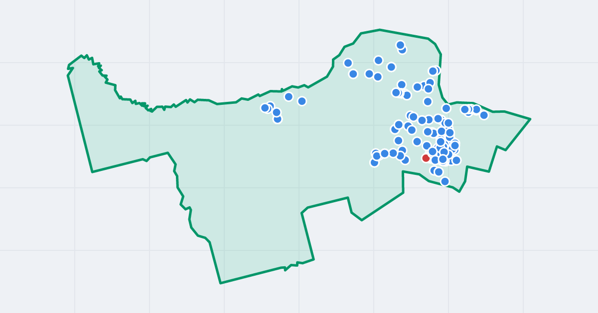 Mapa: Ligota-Panewniki z flipami