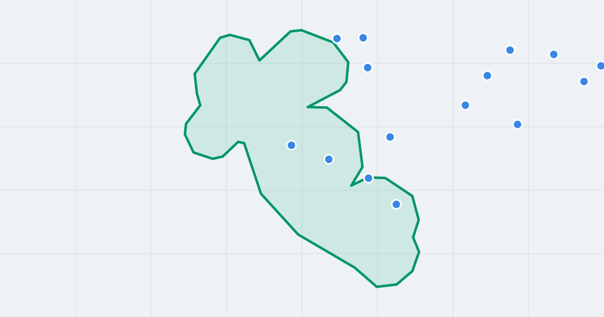 Mapa ulicy Mieszka I z flipami w okolicy