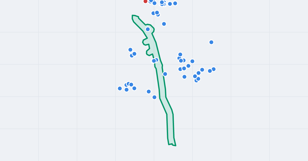 Mapa ulicy Armii Krajowej z flipami w okolicy