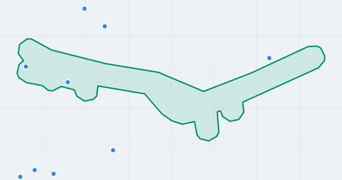 Mapa ulicy Bolesława Prusa z flipami w okolicy