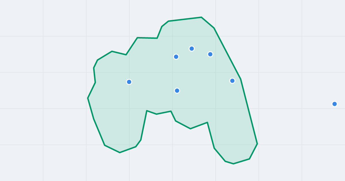 Mapa ulicy Żurawia z flipami w okolicy