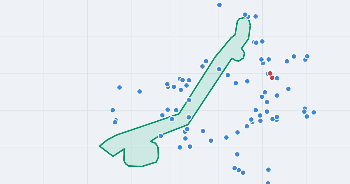 Mapa ulicy Mikołowska z flipami w okolicy