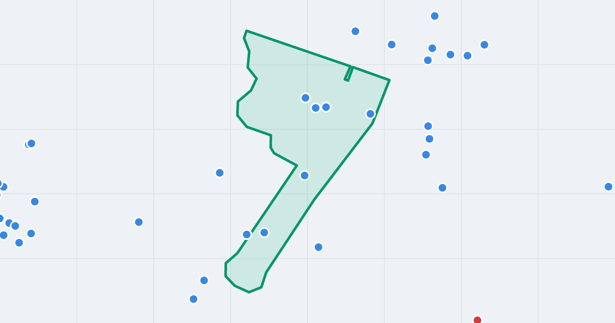 Mapa ulicy Sokolska z flipami w okolicy
