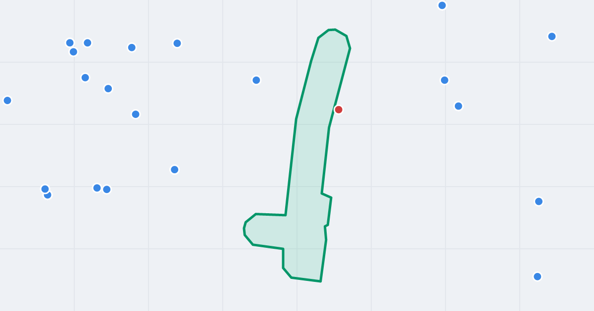 Mapa ulicy Władysława Stanisława Reymonta z flipami w okolicy