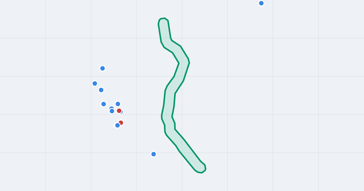 Mapa ulicy Ignacego Łukasiewicza z flipami w okolicy