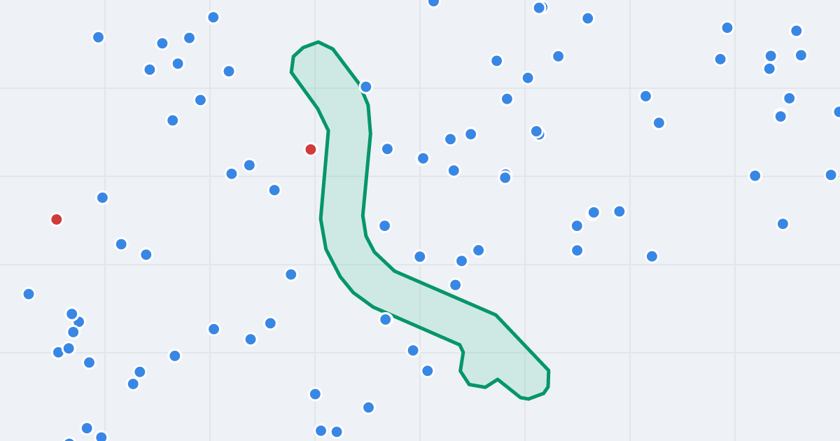 Mapa ulicy Biskupa Mieczysława Jaworskiego z flipami w okolicy