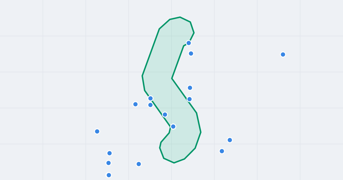 Mapa ulicy Zakole z flipami w okolicy