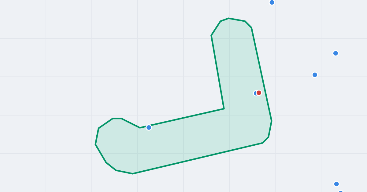 Mapa ulicy Na Skarpie z flipami w okolicy