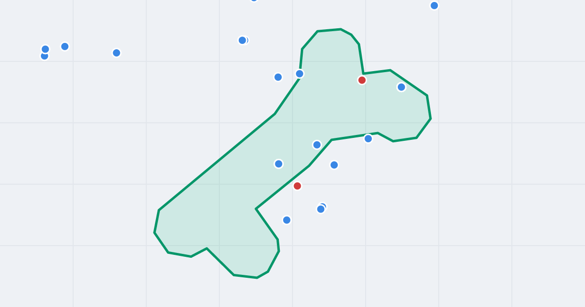 Mapa ulicy Władysława Reymonta z flipami w okolicy