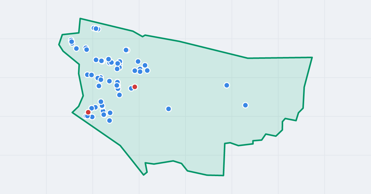 Mapa: Bieżanów z flipami