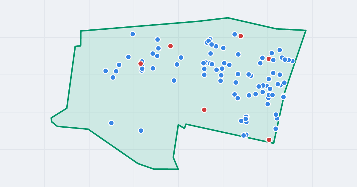 Mapa: Bronowice z flipami