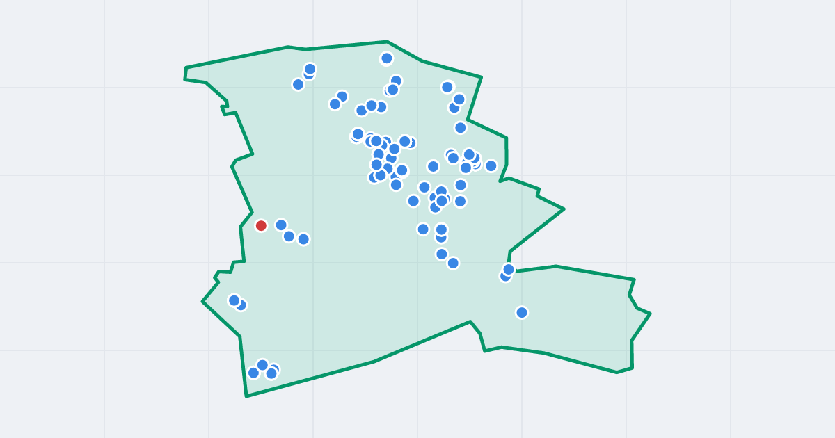 Mapa: Czyżyny z flipami