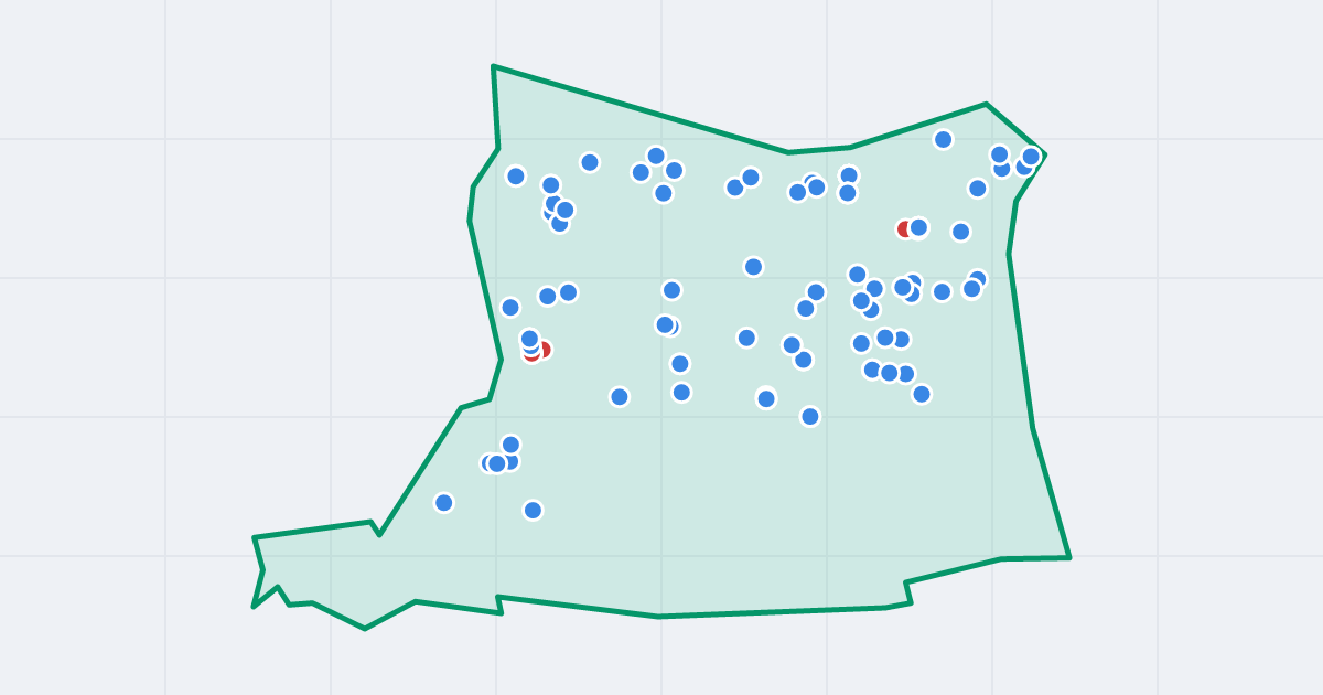 Mapa: Kurdwanów z flipami