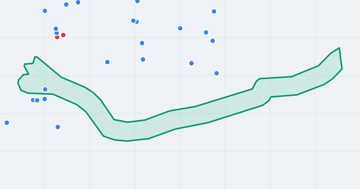 Mapa ulicy Cechowa z flipami w okolicy