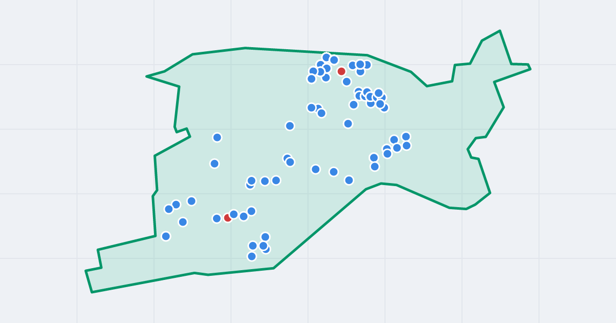 Mapa: Mistrzejowice z flipami