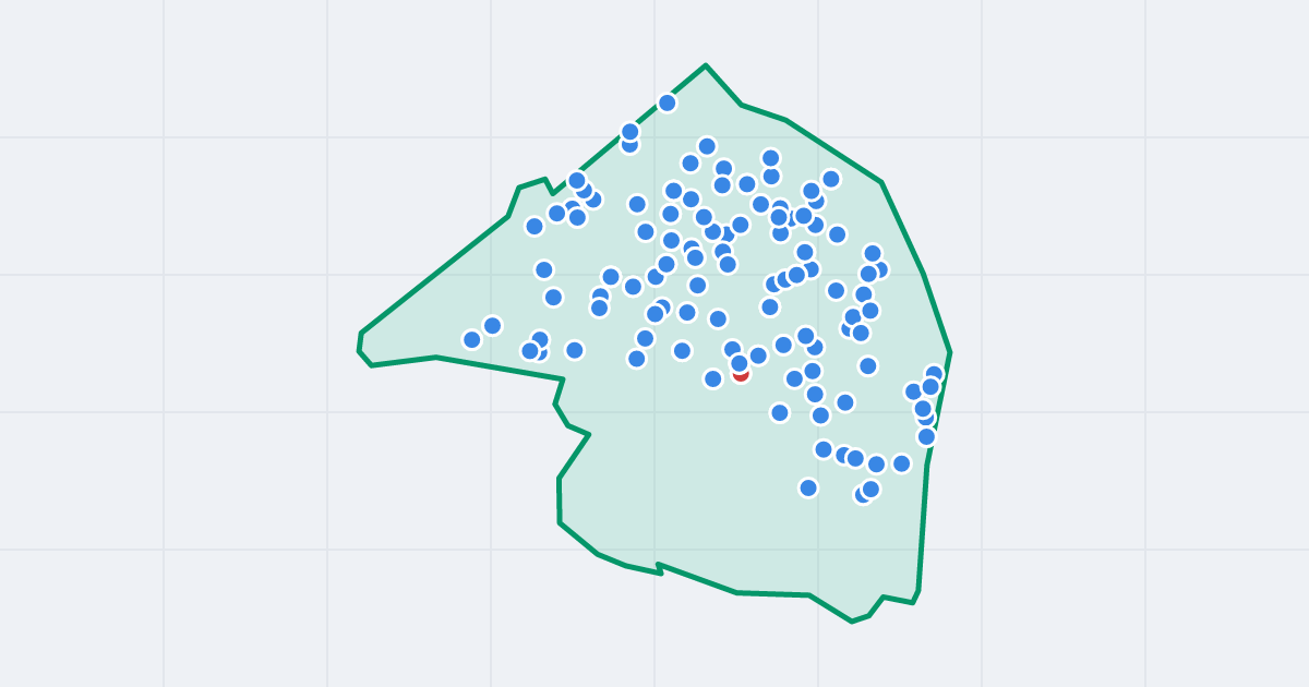Mapa: Nowa Huta z flipami