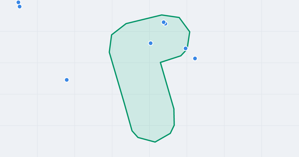Mapa ulicy Piotra Kluzeka z flipami w okolicy
