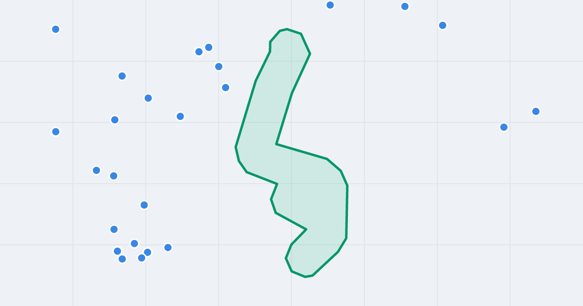 Mapa ulicy Krzemionki z flipami w okolicy