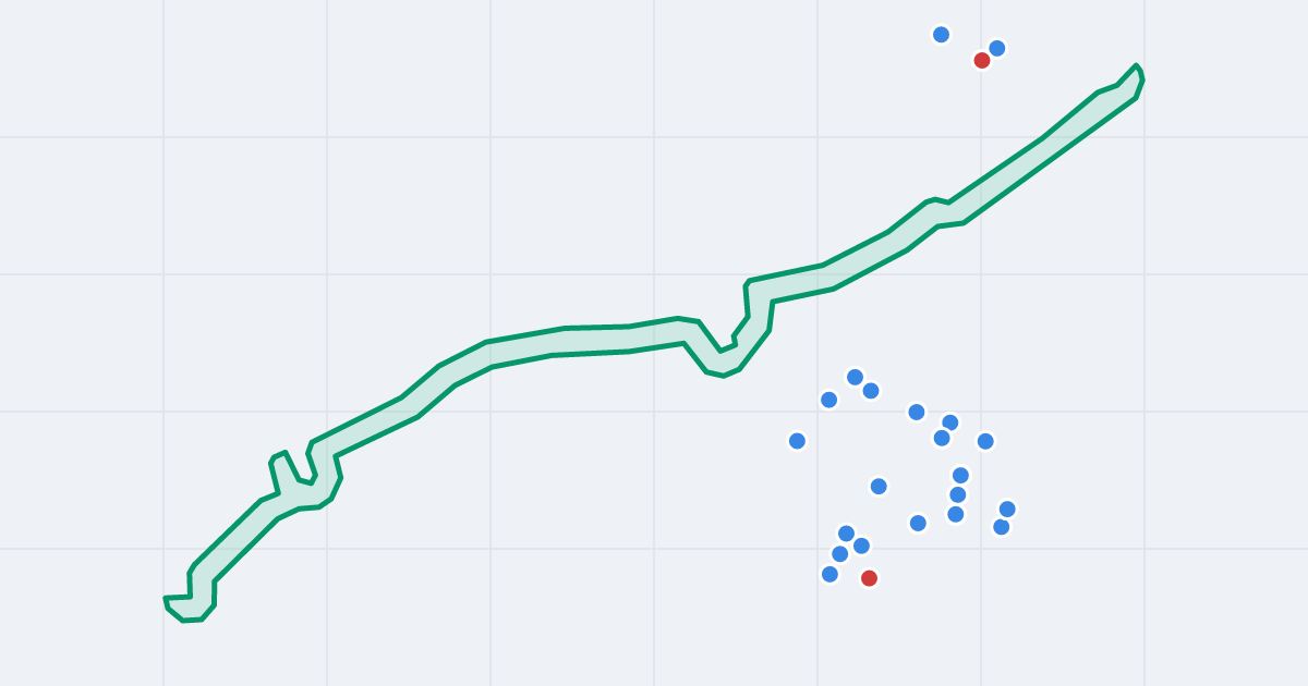 Mapa ulicy Sandora Petöfiego z flipami w okolicy
