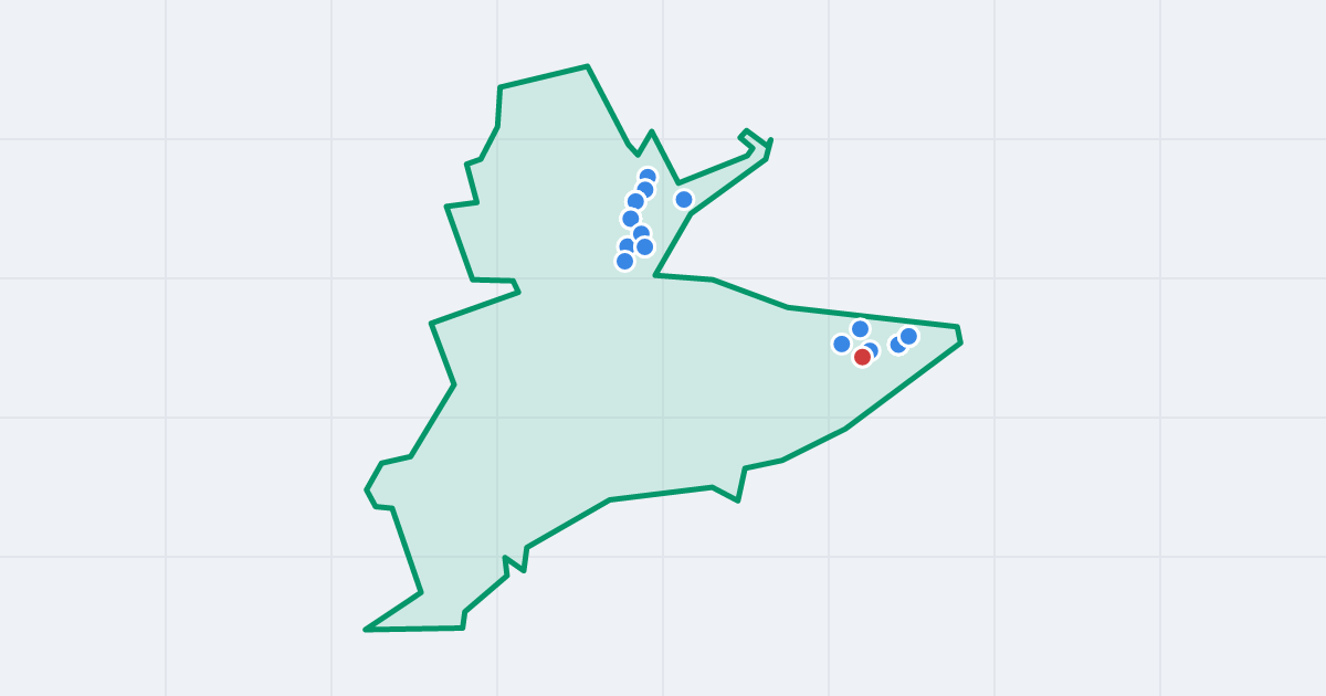 Mapa: Zesławice z flipami