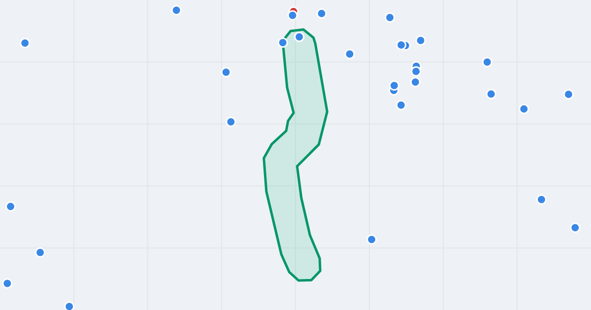 Mapa ulicy Kręta z flipami w okolicy