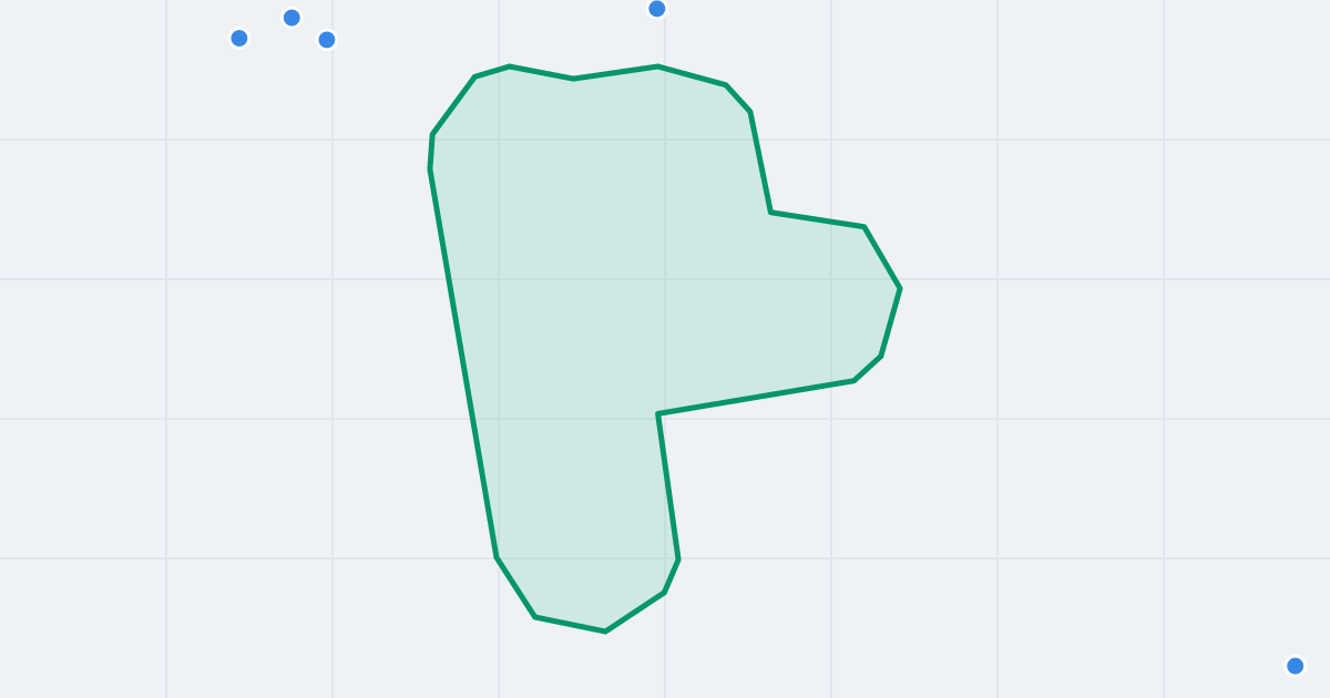 Mapa ulicy Komuny Paryskiej z flipami w okolicy