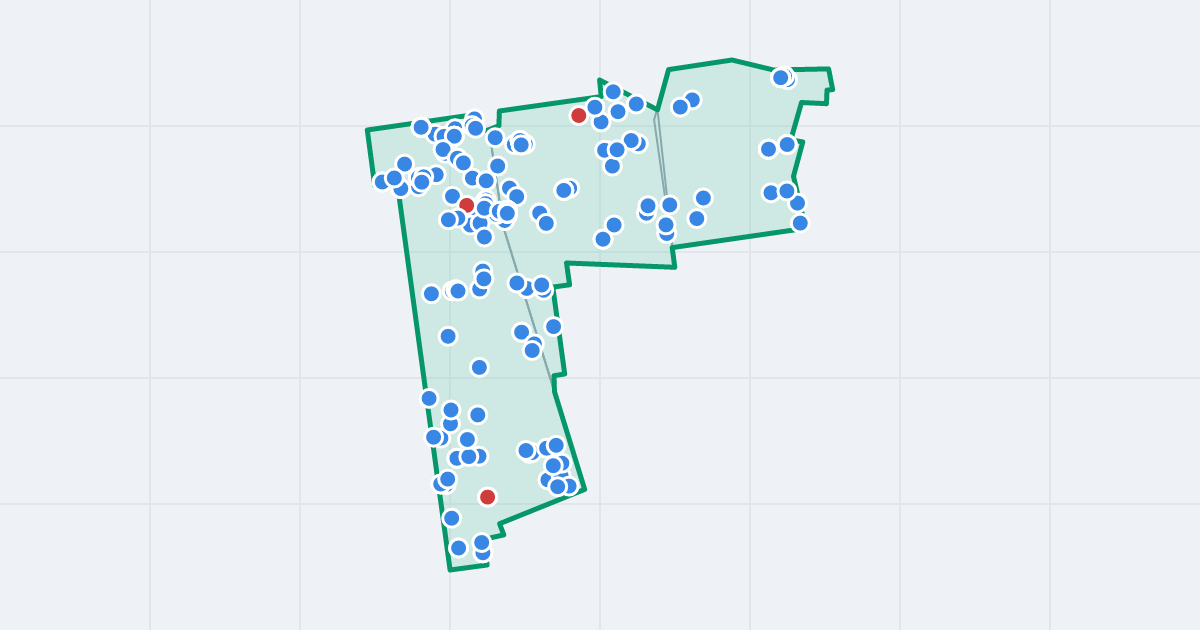 Mapa dzielnicy Łódź-Śródmieście: granica, osiedla i flipy