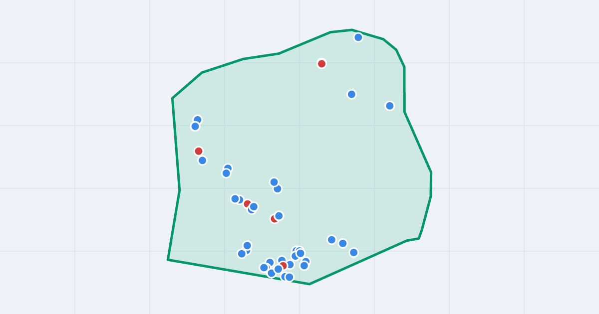 Mapa: Julianów z flipami