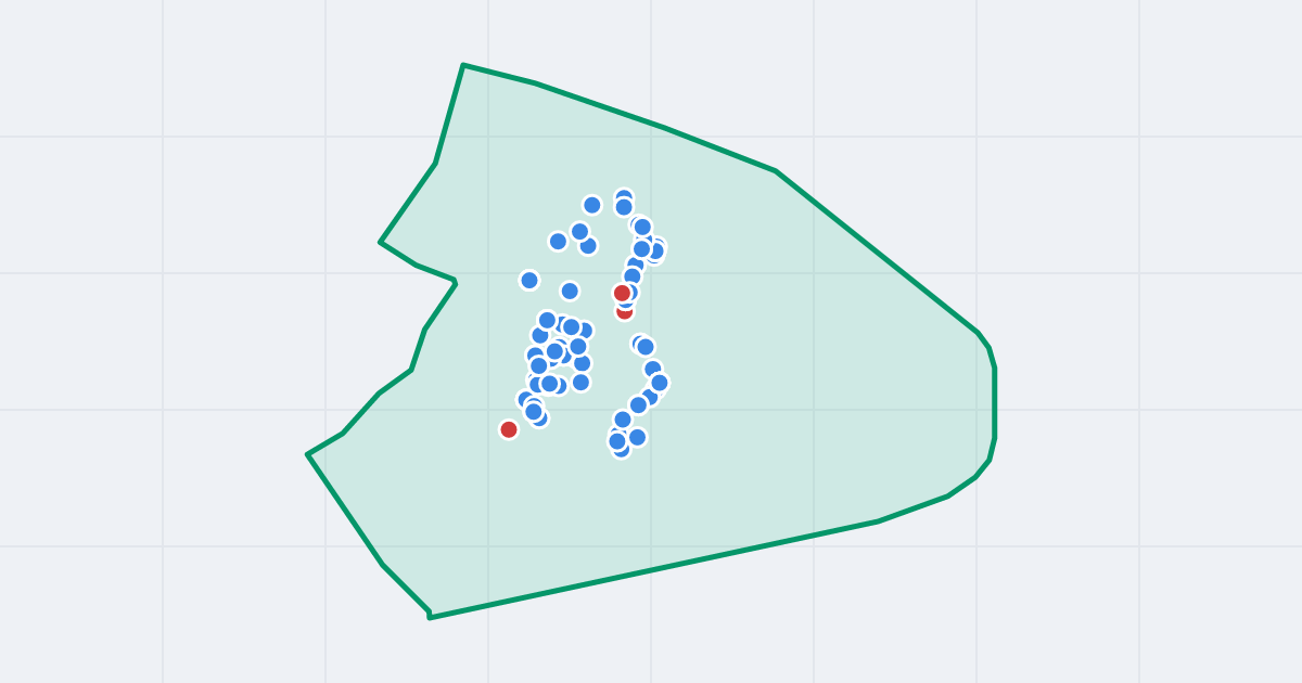 Mapa: Olechów z flipami