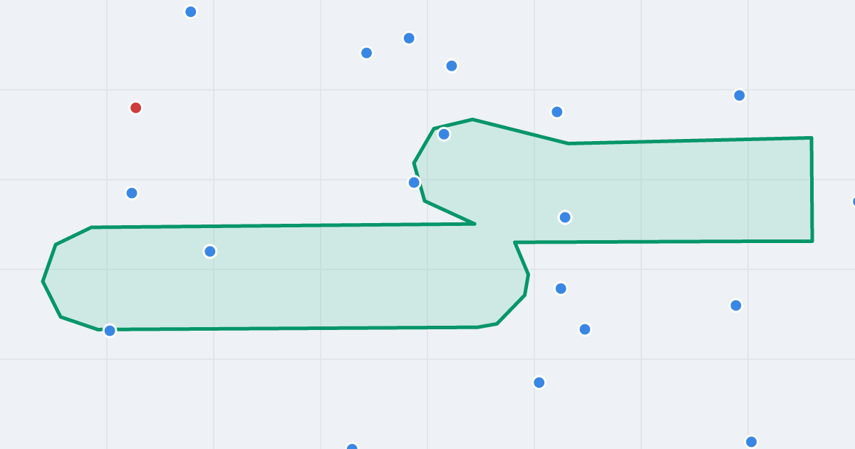 Mapa ulicy Organizacji "Wolność i Niezawisłość" z flipami w okolicy
