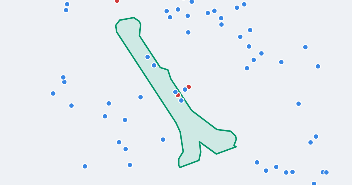 Mapa ulicy Łąkowa z flipami w okolicy