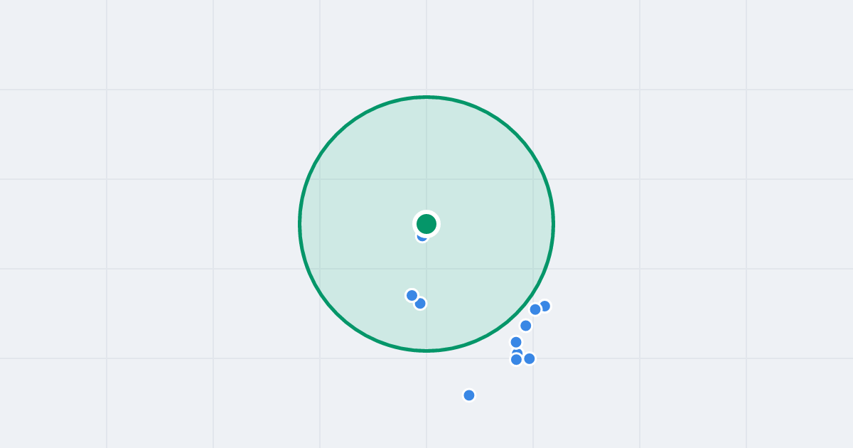 Mapa: Diamentowa 7B i flipy w promieniu 1 km