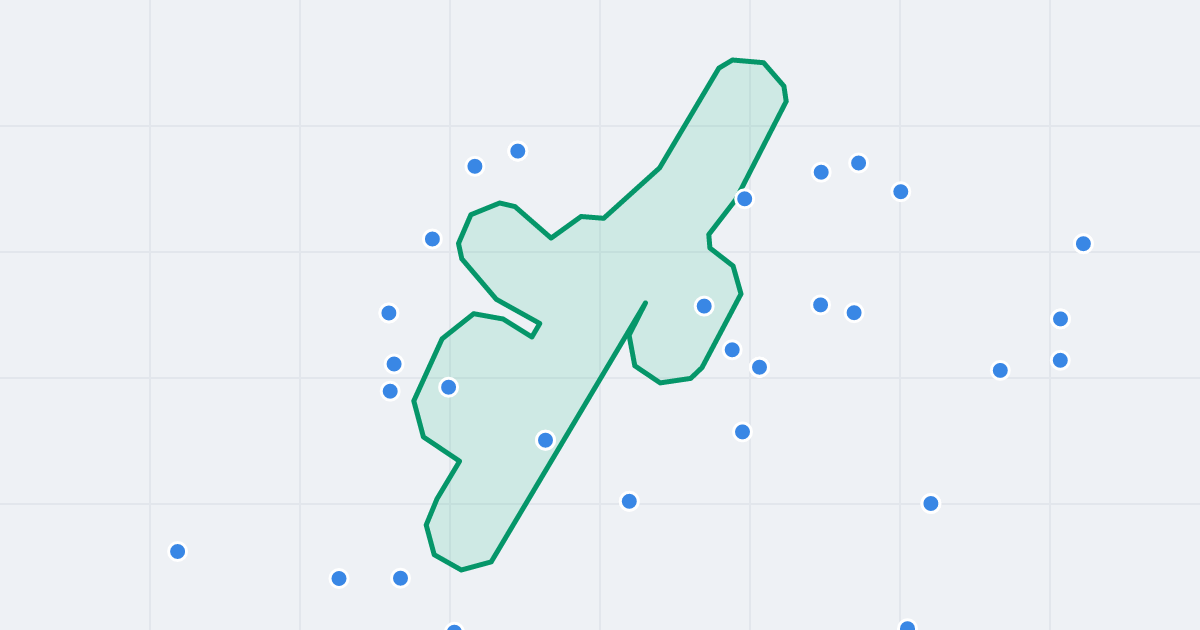 Mapa ulicy Gwarków z flipami w okolicy
