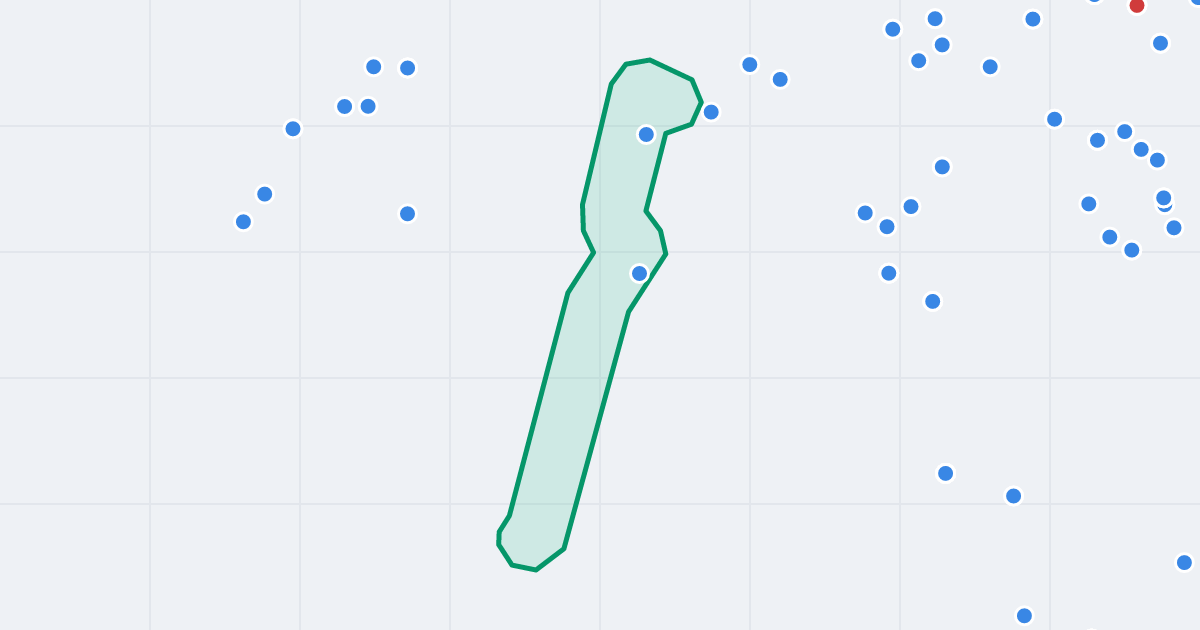 Mapa ulicy Kolejowa z flipami w okolicy