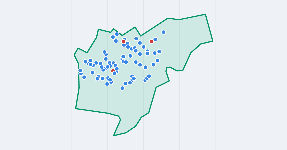 Mapa: Kalinowszczyzna z flipami