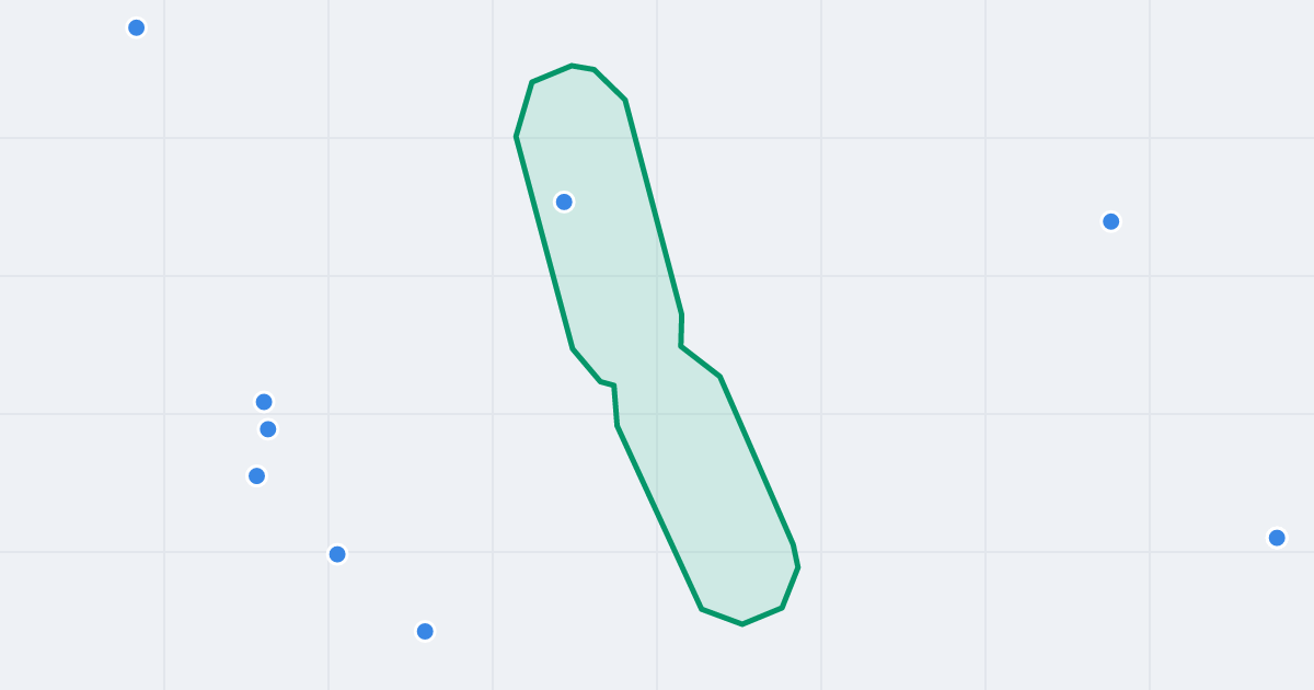 Mapa ulicy Kręta z flipami w okolicy