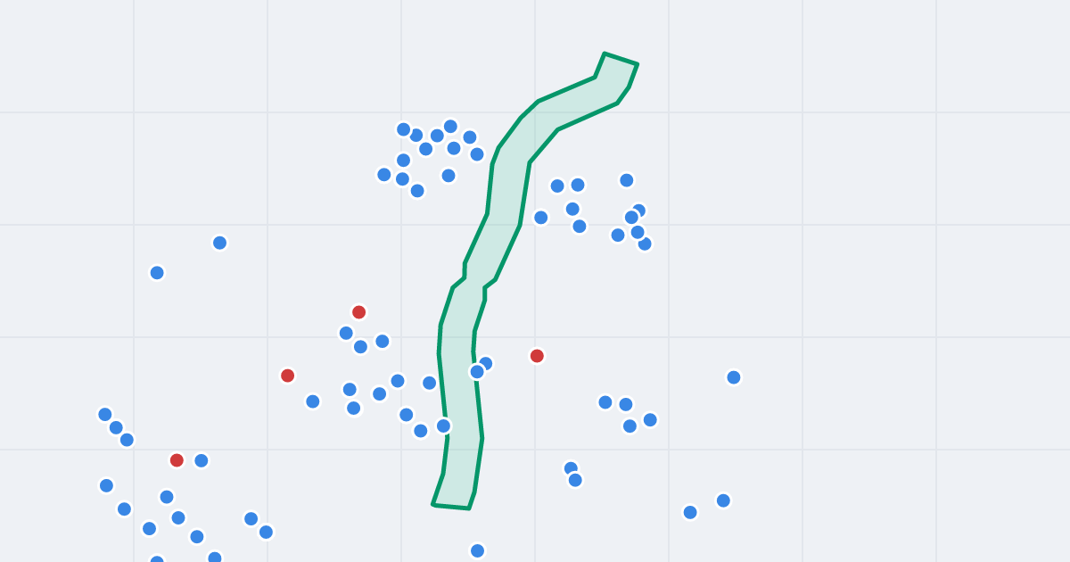 Mapa ulicy Filaretów z flipami w okolicy