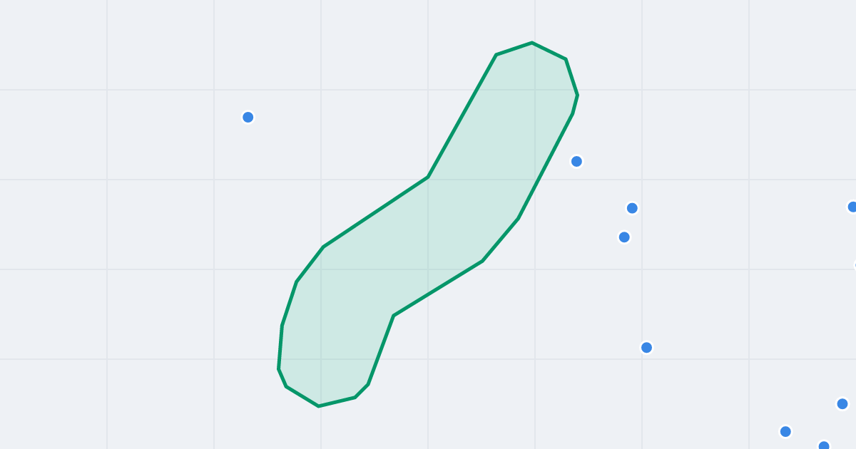 Mapa ulicy Bolesława Prusa z flipami w okolicy