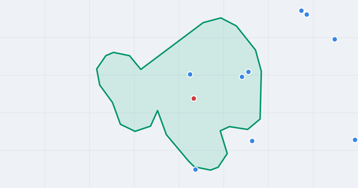 Mapa ulicy Kazimierza Wielkiego z flipami w okolicy