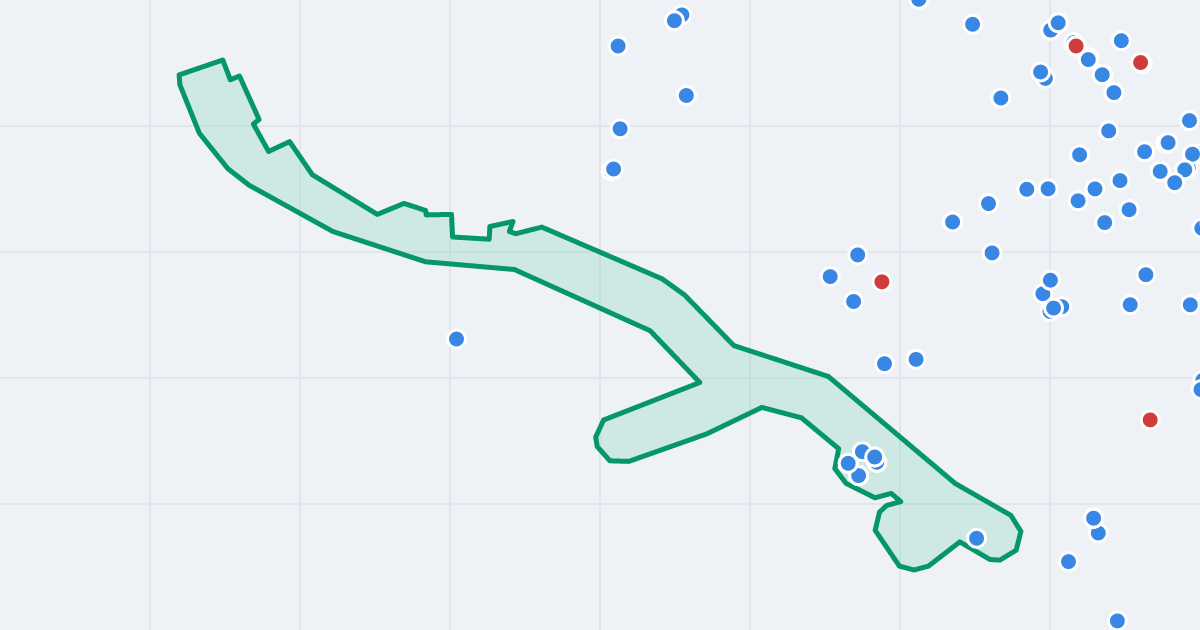 Mapa ulicy Janowska z flipami w okolicy