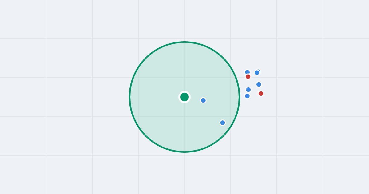 Mapa: Łączna 15 i flipy w promieniu 1 km