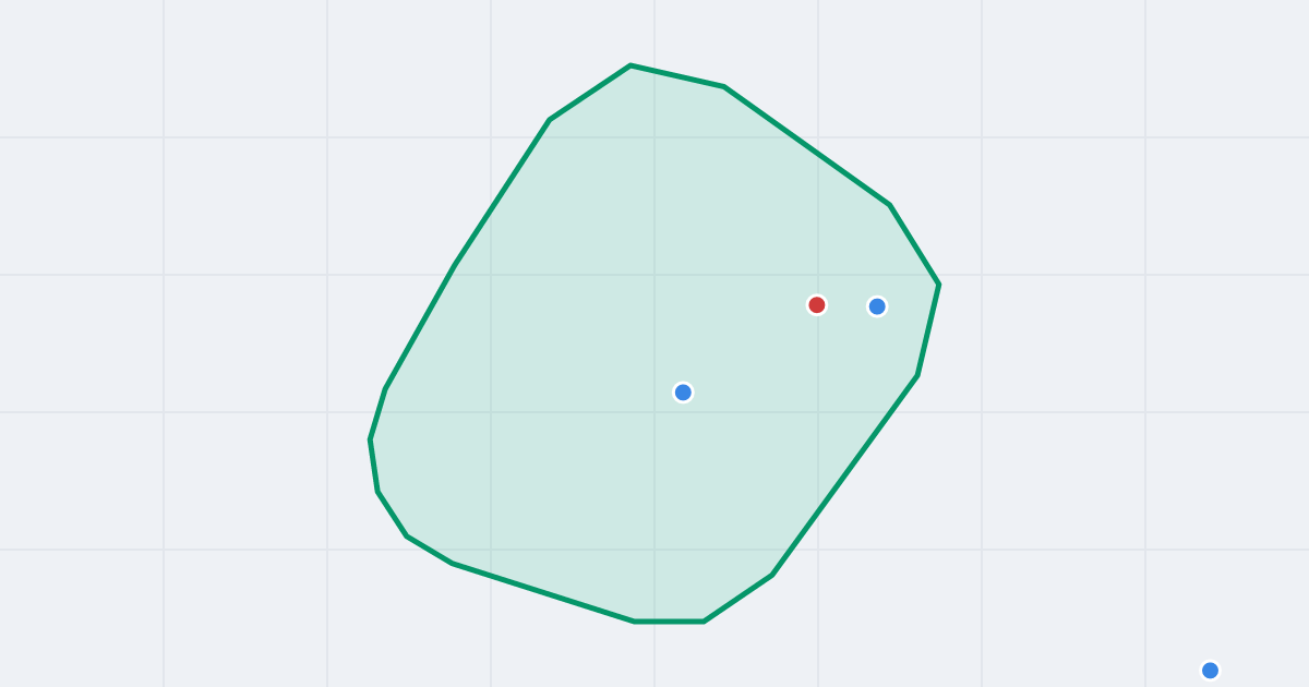 Mapa ulicy Hubala z flipami w okolicy