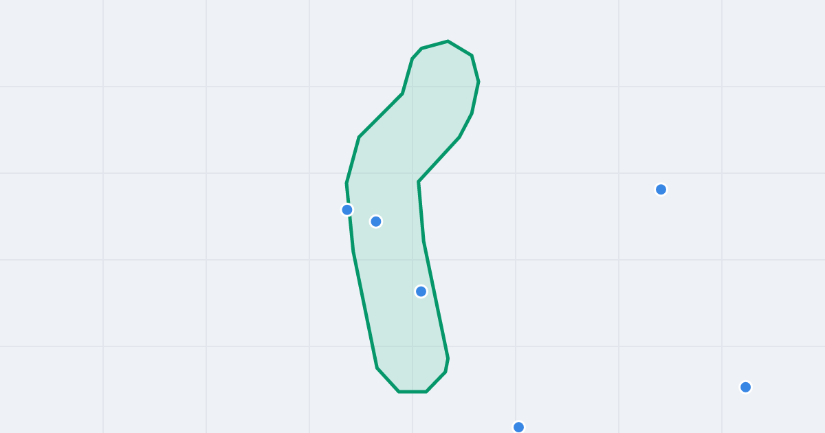 Mapa ulicy Kazimierza Wielkiego z flipami w okolicy