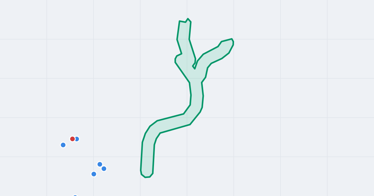 Mapa ulicy Leśna z flipami w okolicy
