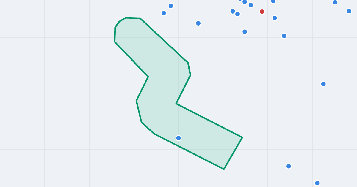 Mapa ulicy Na Skarpie z flipami w okolicy