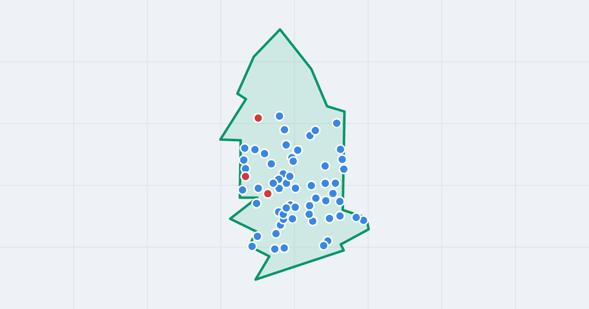 Mapa: Zatorze z flipami