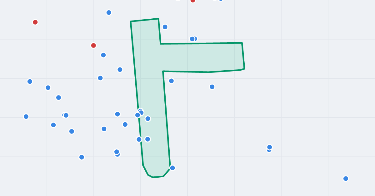Mapa ulicy Bielska z flipami w okolicy